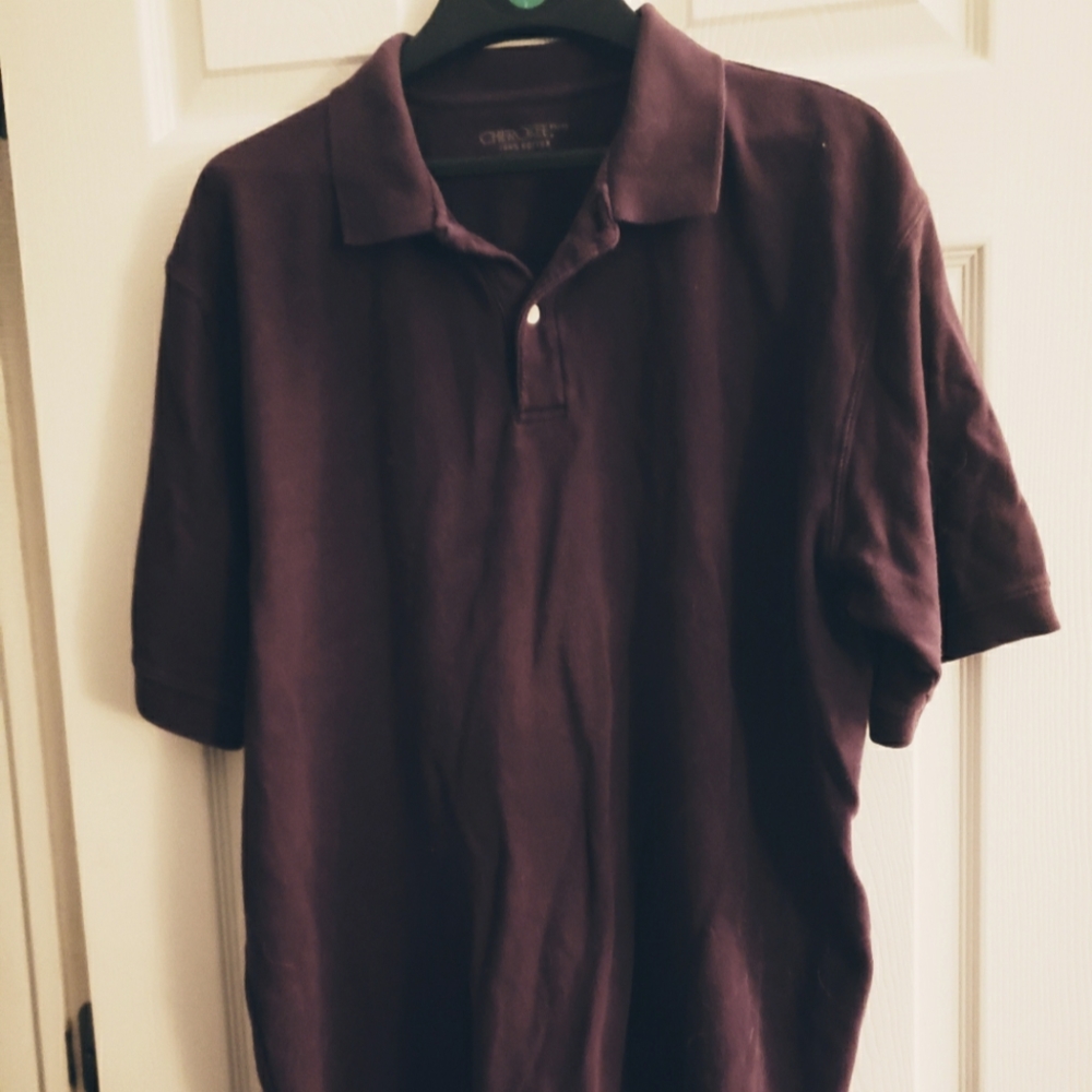 Mens Cherokee Purple Polo Shirt XL
